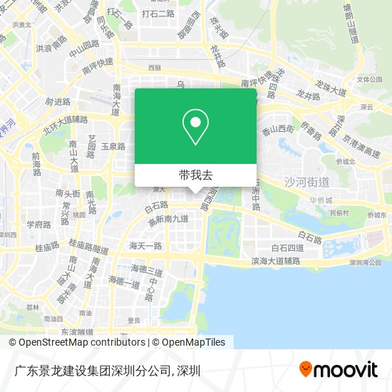 广东景龙建设集团深圳分公司地图