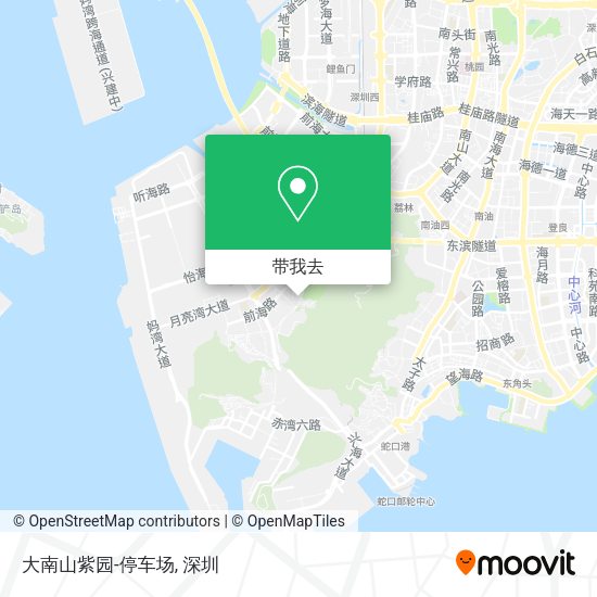 大南山紫园-停车场地图