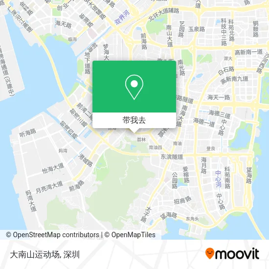 大南山运动场地图