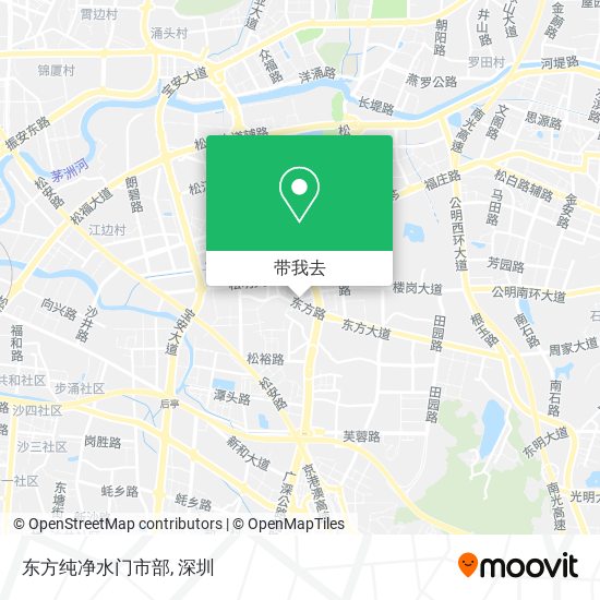 东方纯净水门市部地图