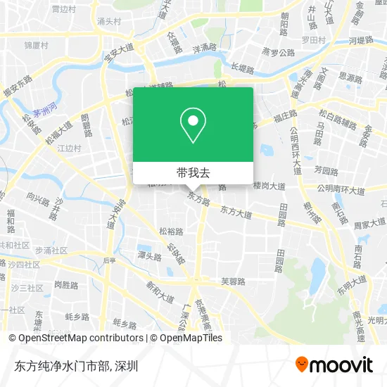 东方纯净水门市部地图