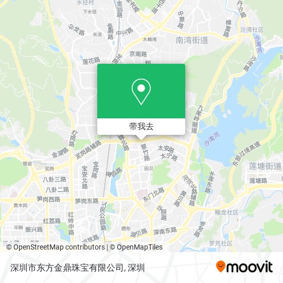 深圳市东方金鼎珠宝有限公司地图