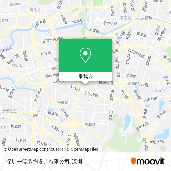 深圳一等装饰设计有限公司地图