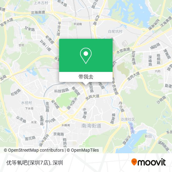 优等氧吧(深圳7店)地图