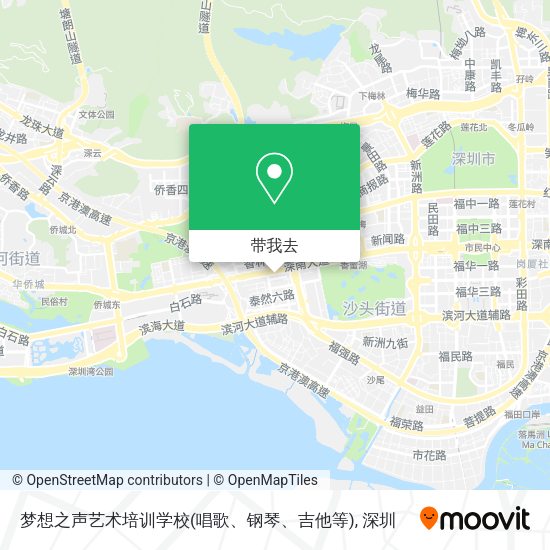 梦想之声艺术培训学校(唱歌、钢琴、吉他等)地图