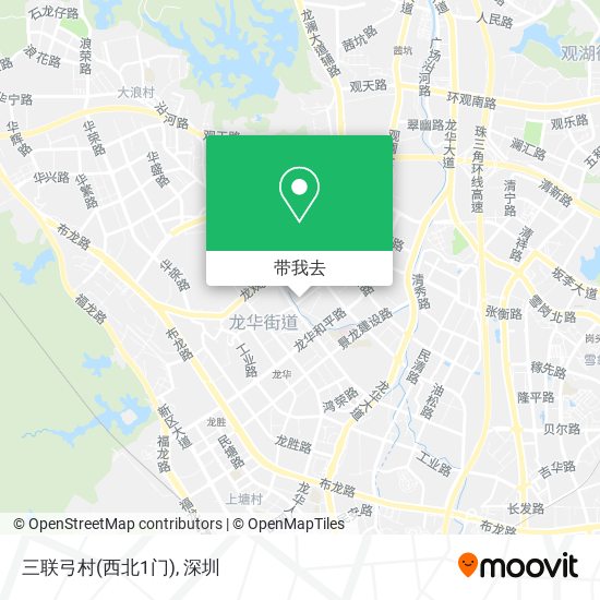 三联弓村(西北1门)地图