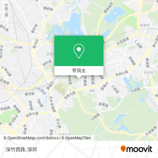 深竹西路地图