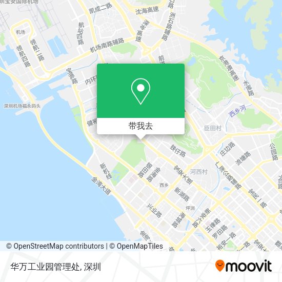华万工业园管理处地图