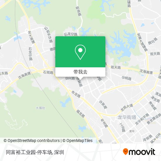 同富裕工业园-停车场地图