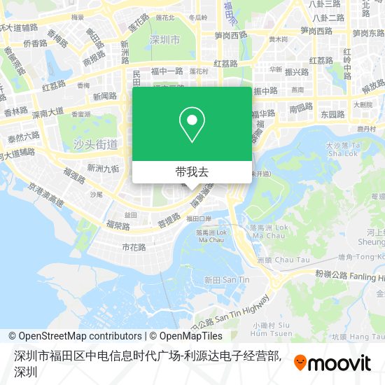 深圳市福田区中电信息时代广场-利源达电子经营部地图