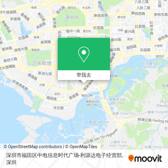 深圳市福田区中电信息时代广场-利源达电子经营部地图