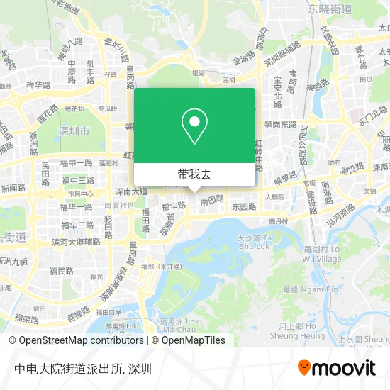 中电大院街道派出所地图