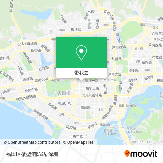福田区微型消防站地图