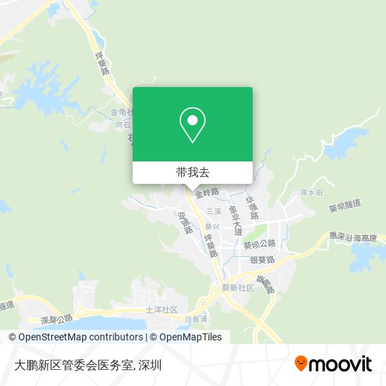 大鹏新区管委会医务室地图