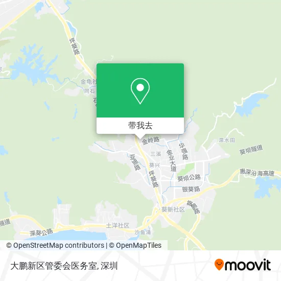 大鹏新区管委会医务室地图