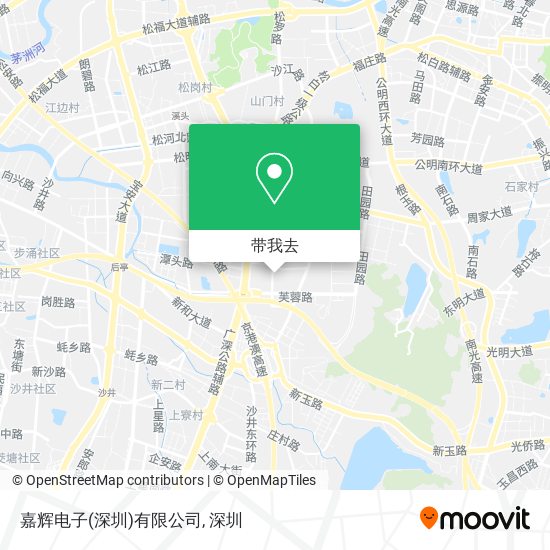 嘉辉电子(深圳)有限公司地图