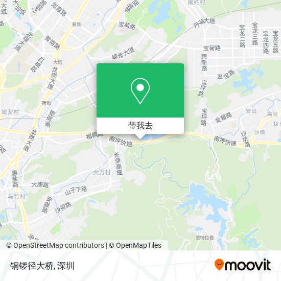 铜锣径大桥地图