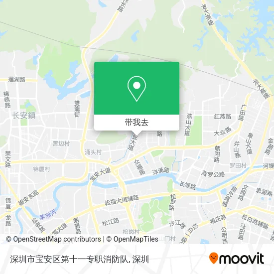 深圳市宝安区第十一专职消防队地图