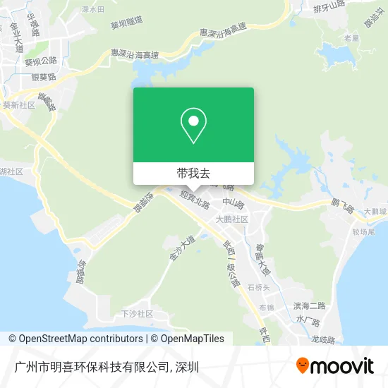 广州市明喜环保科技有限公司地图