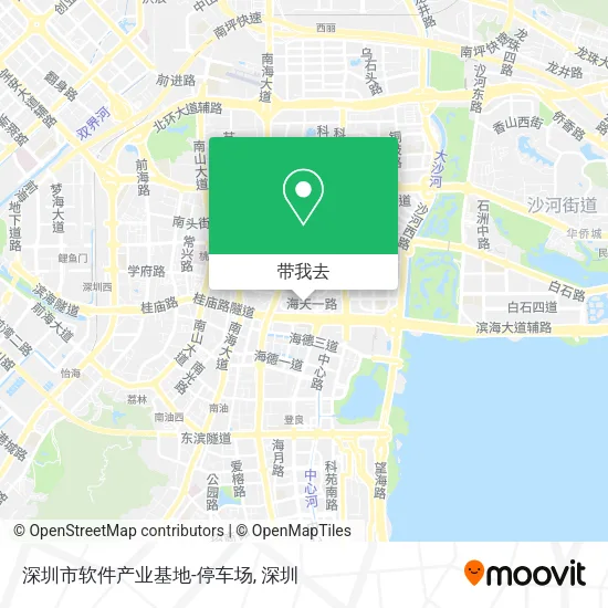 深圳市软件产业基地-停车场地图