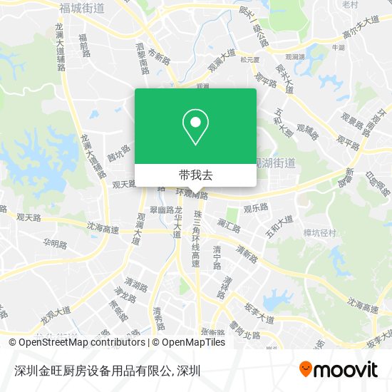 深圳金旺厨房设备用品有限公地图