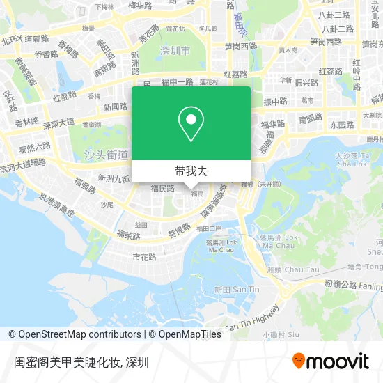 闺蜜阁美甲美睫化妆地图