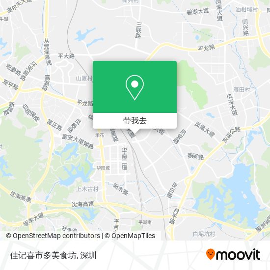 佳记喜市多美食坊地图