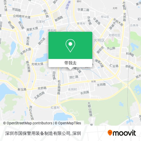 深圳市国保警用装备制造有限公司地图