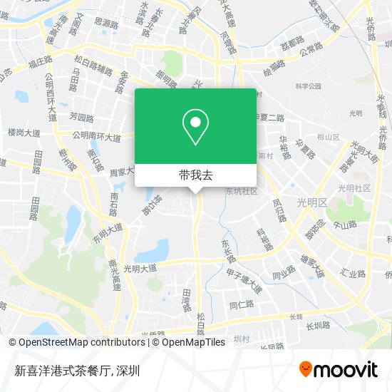 新喜洋港式茶餐厅地图