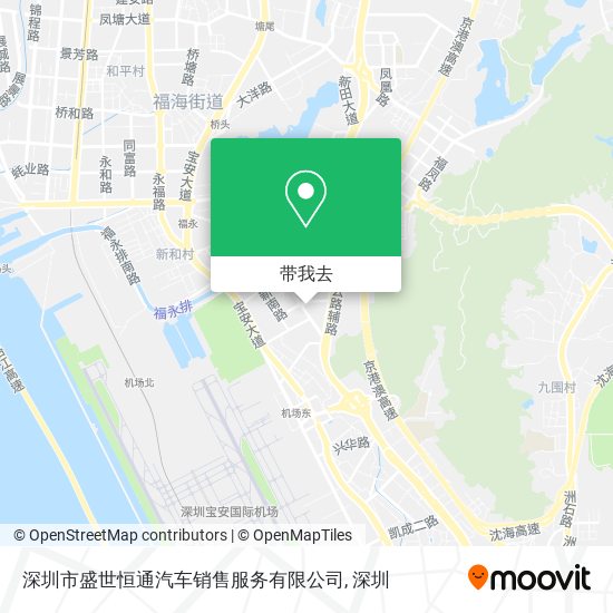 深圳市盛世恒通汽车销售服务有限公司地图