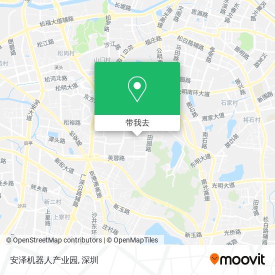 安泽机器人产业园地图