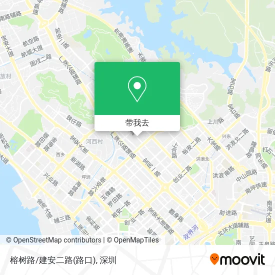 榕树路/建安二路(路口)地图