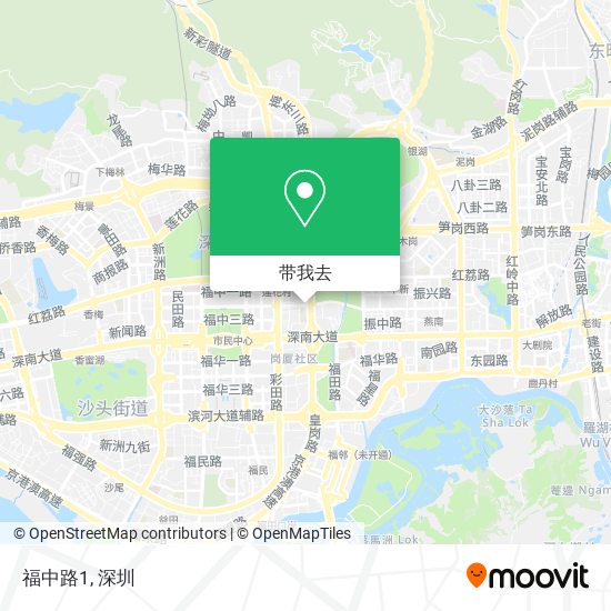 福中路1地图