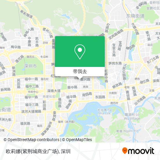 欧莉娜(紫荆城商业广场)地图
