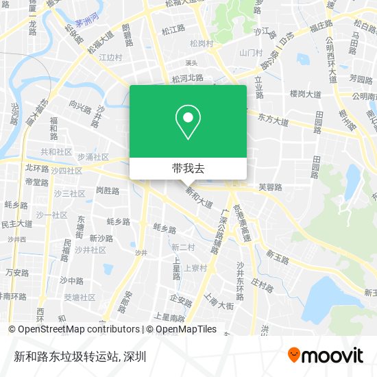 新和路东垃圾转运站地图