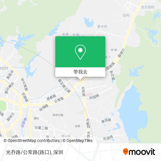 光乔路/公常路(路口)地图