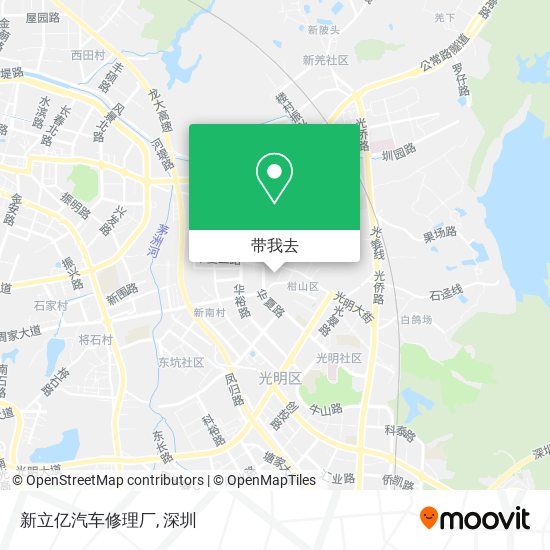 新立亿汽车修理厂地图