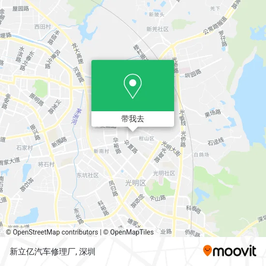 新立亿汽车修理厂地图