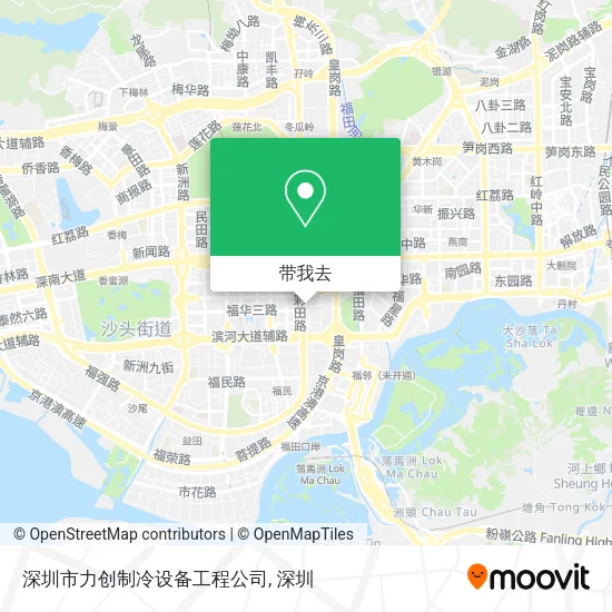 深圳市力创制冷设备工程公司地图