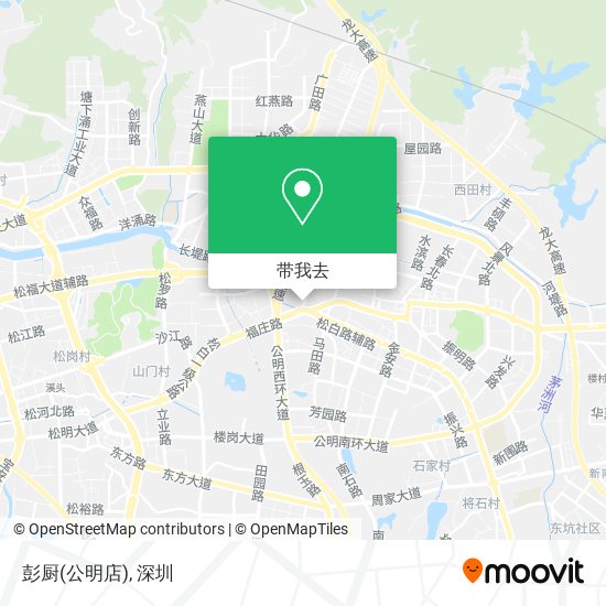 彭厨(公明店)地图