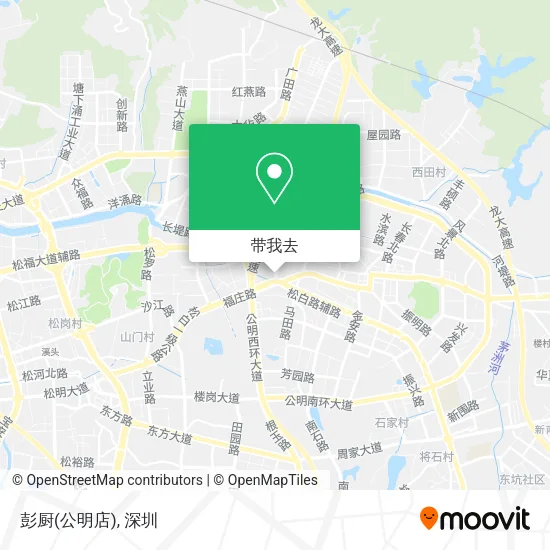 彭厨(公明店)地图