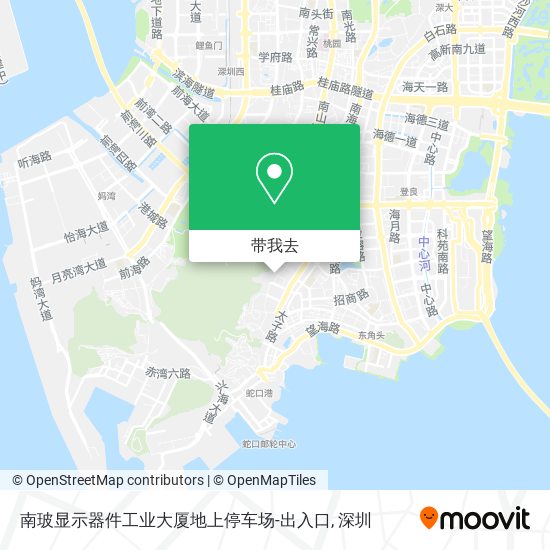南玻显示器件工业大厦地上停车场-出入口地图