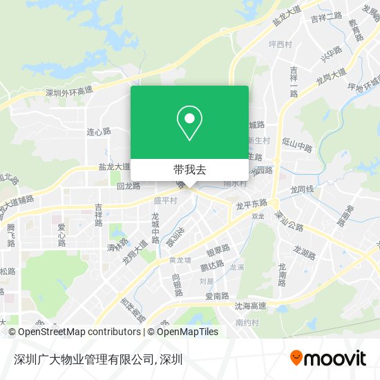 深圳广大物业管理有限公司地图
