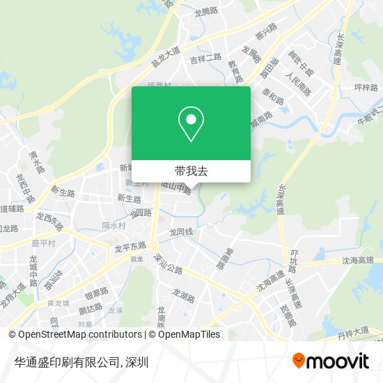 华通盛印刷有限公司地图