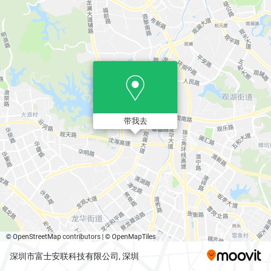 深圳市富士安联科技有限公司地图