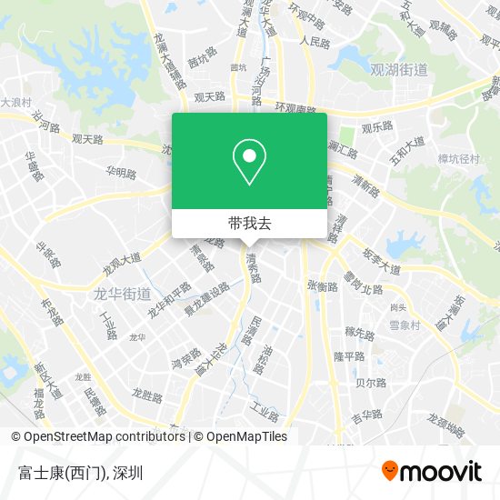 富士康(西门)地图