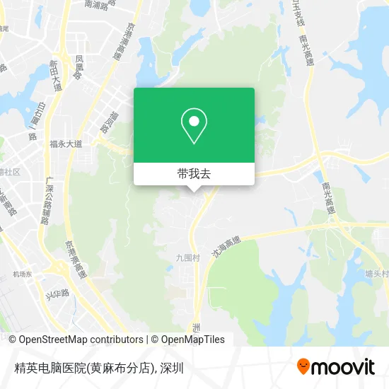 精英电脑医院(黄麻布分店)地图