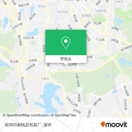 裕同印刷纸品包装厂地图