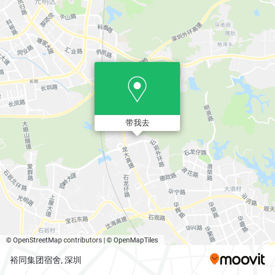 裕同集团宿舍地图