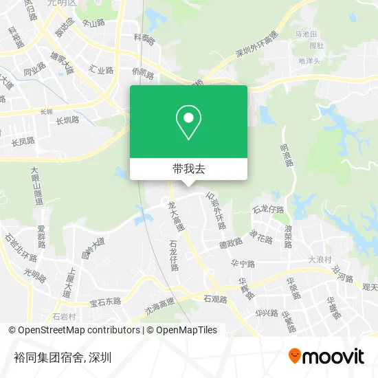 裕同集团宿舍地图